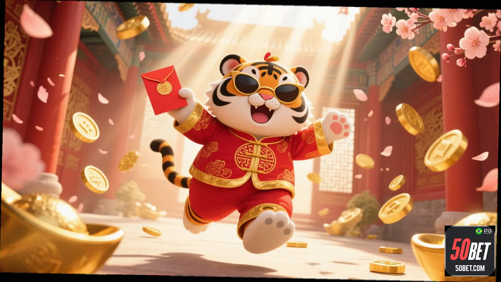 Jogador feliz com ganhos - 50bet